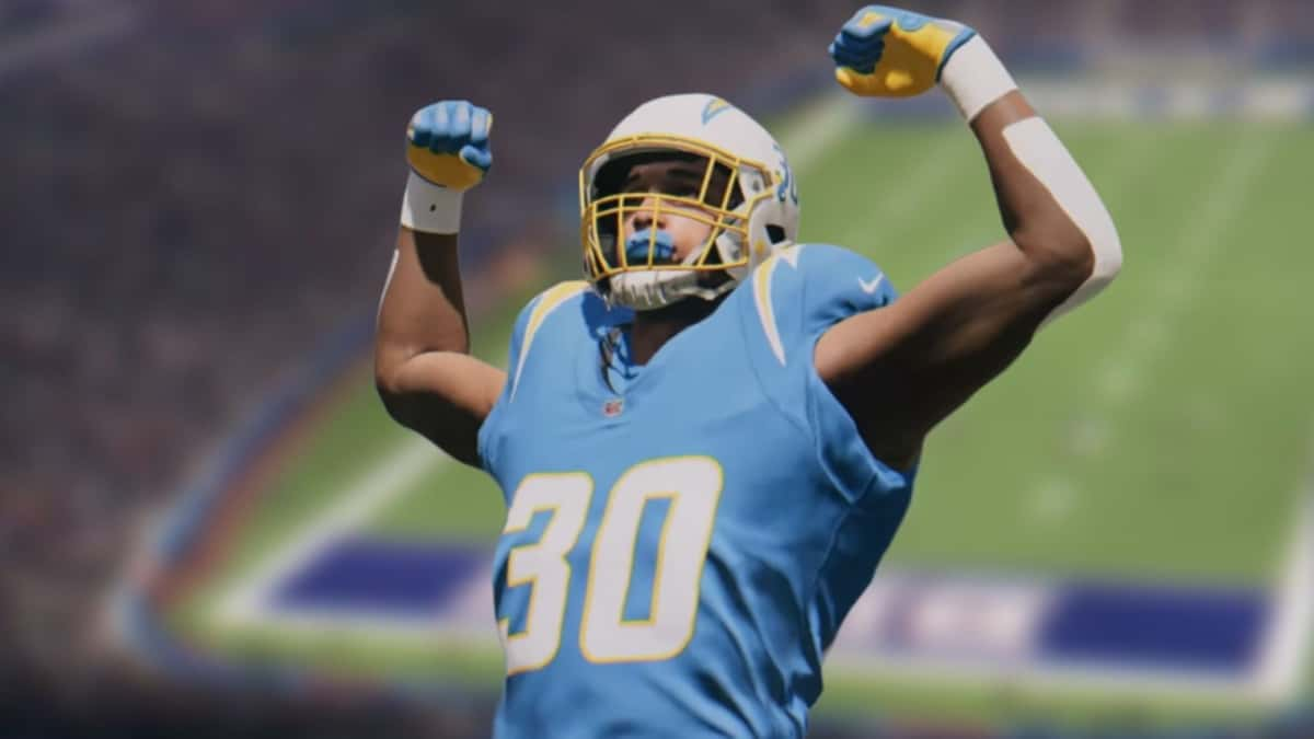 player celebrating in madden 24