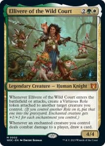 MTG eldraine commander decks - ellivere and the wild court