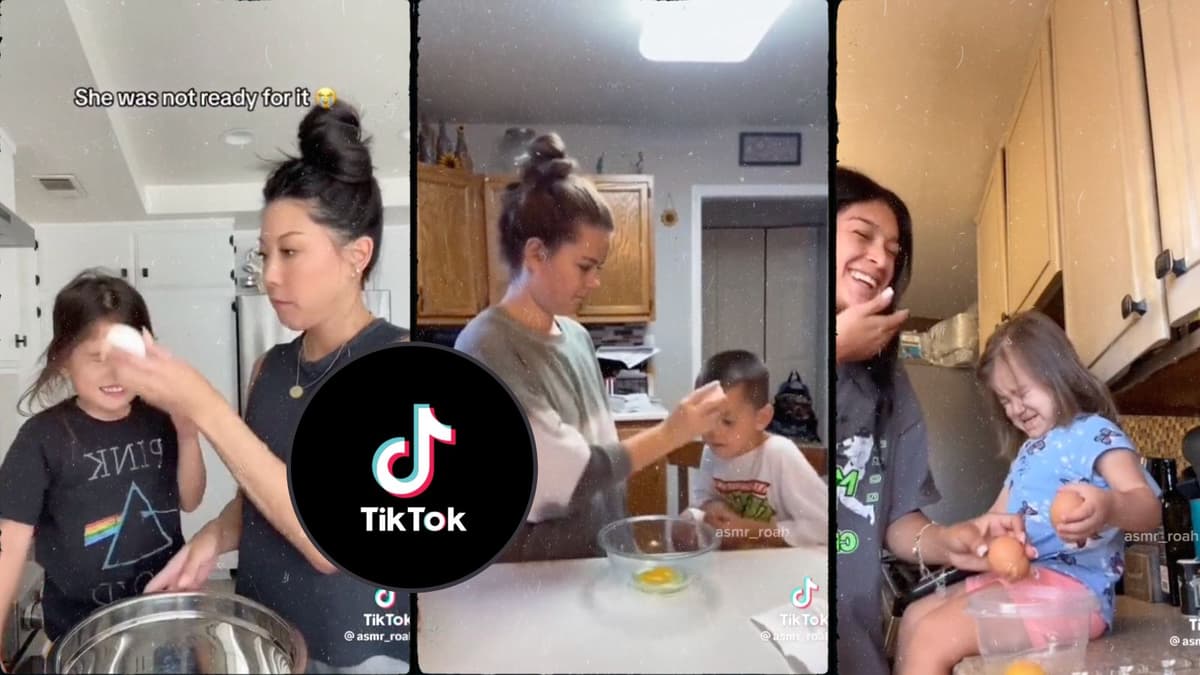 egg crack challenge tiktok