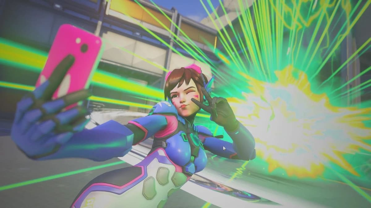 d.va taking selfie in overwatch 2