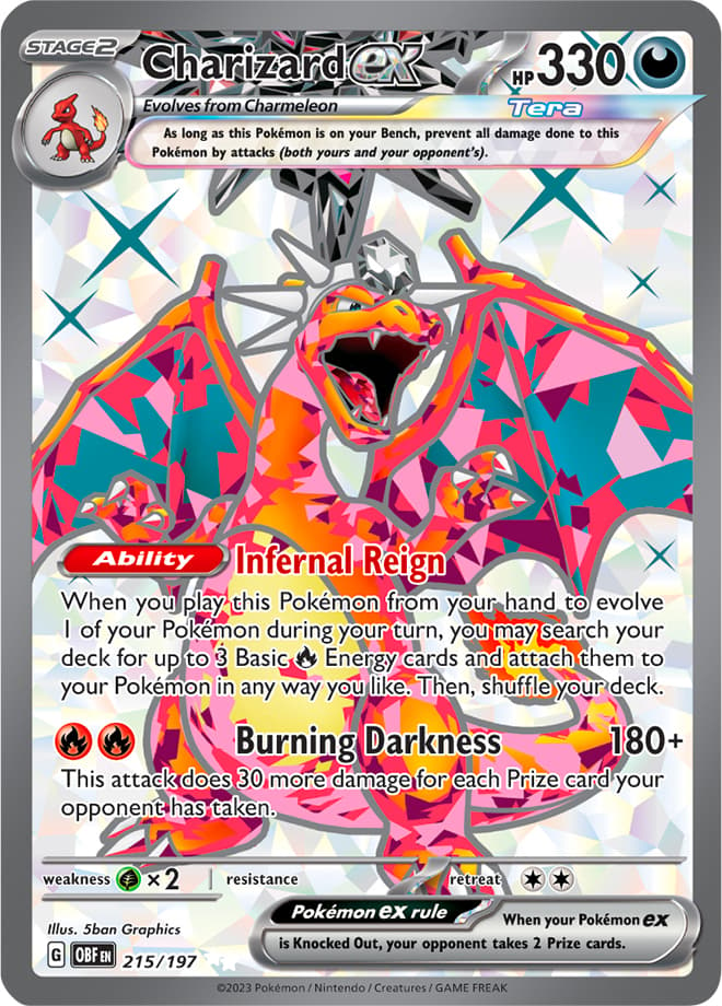 Charizard ex Ultra Rare card