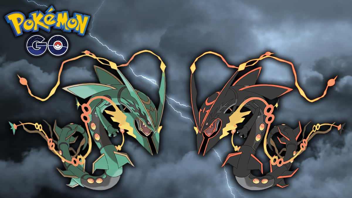 pokemon go mega rayquaza shiny