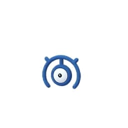 Shiny version of Unown M