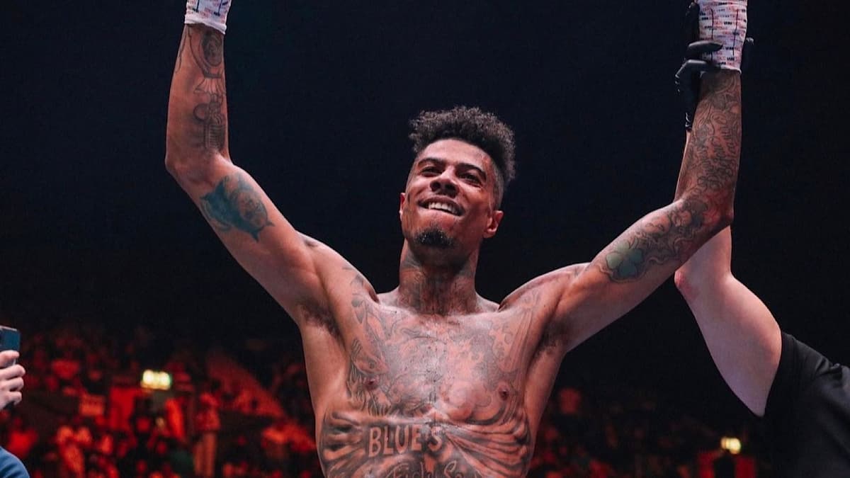 Blueface was recently stabbed in the gym and had to call of his upcoming match against Salt Papi.