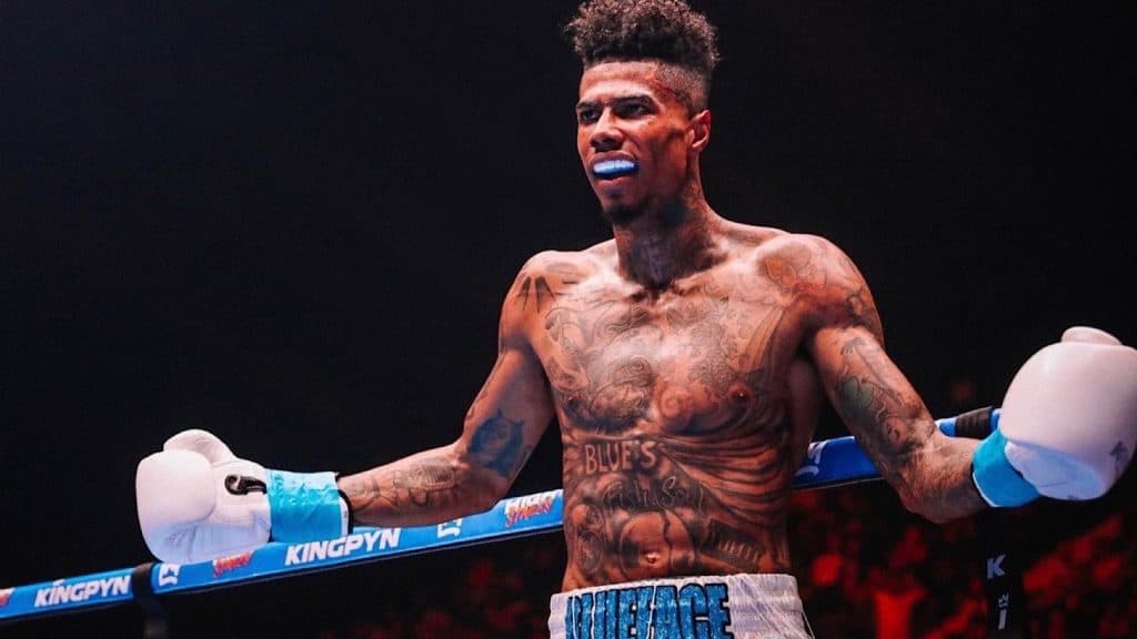 Blueface was recently stabbed in the gym and had to call of his upcoming match against Salt Papi.