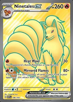 Ninetales ex from Pokemon Scarlet & Violet TCG expansion