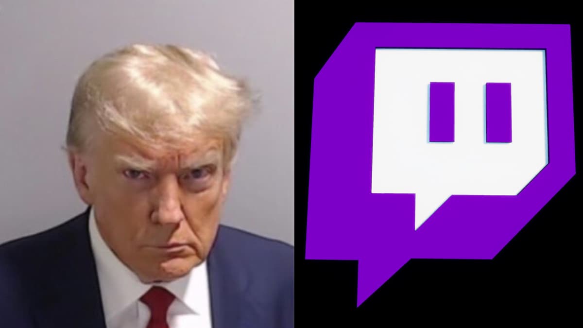 Trump mugshot twitch emote