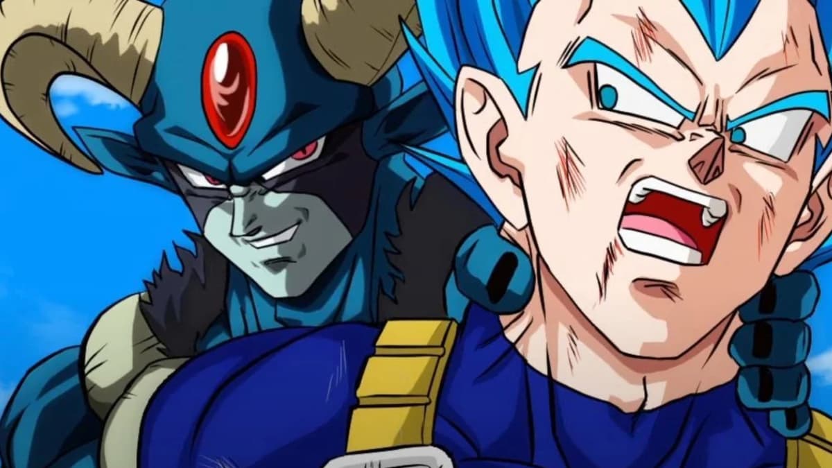 moro chokes vegeta in dragon ball super anime