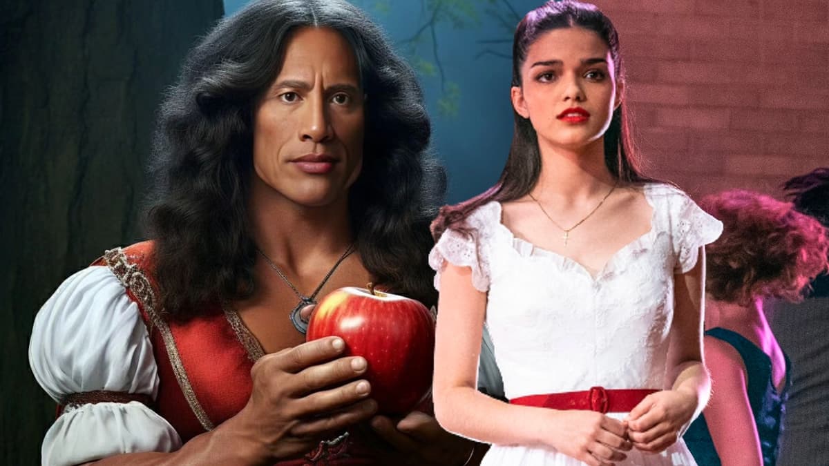 Dwayne 'The Rock' Johnson as Snow White and Rachel Zegler