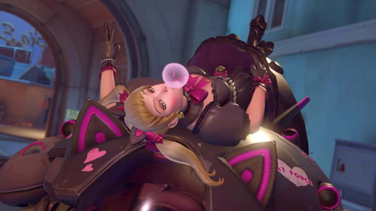 black cat d.va skin in overwatch 2