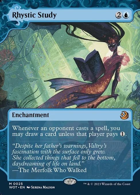 Wilds of Eldraine Enchanting Tales - mermaid reading