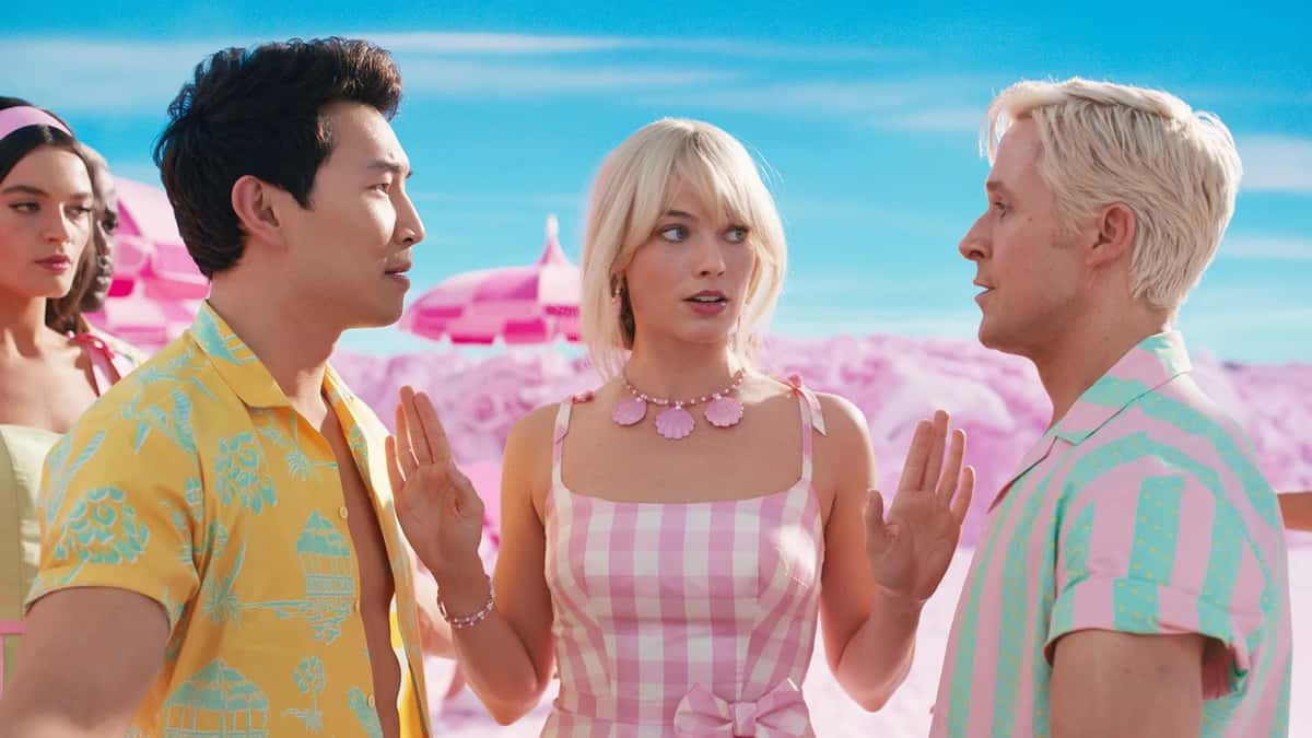 Margot Robbie in the Barbie movie