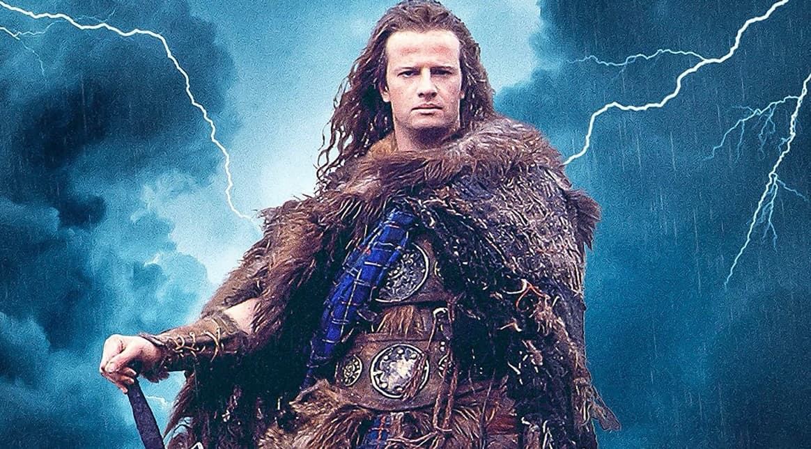 Christopher Lambert in the original Highlander.