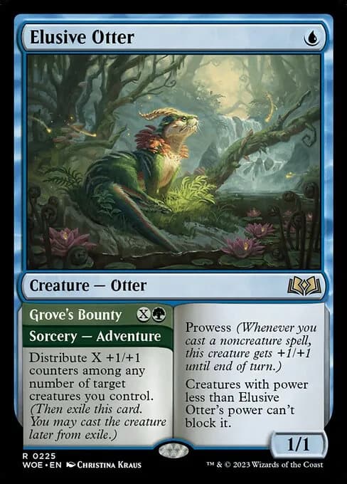 MTG Wilds of Eldraine best cards - otter by the stream