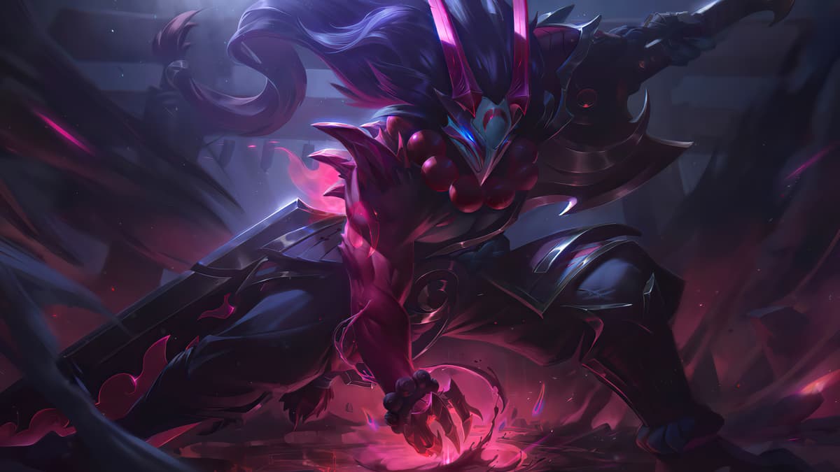 Blood Moon Tryndamere Splash Art