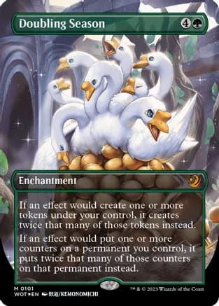 MTG Wilds of Eldraine Most Expensive - Goose Hydra nest