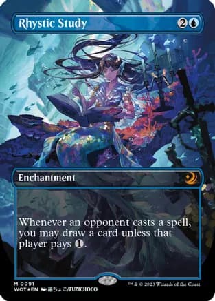 MTG Wilds of Eldraine Most Expensive - mermaid reading