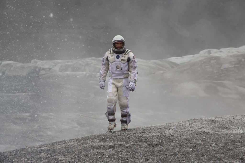 A still from Interstellar