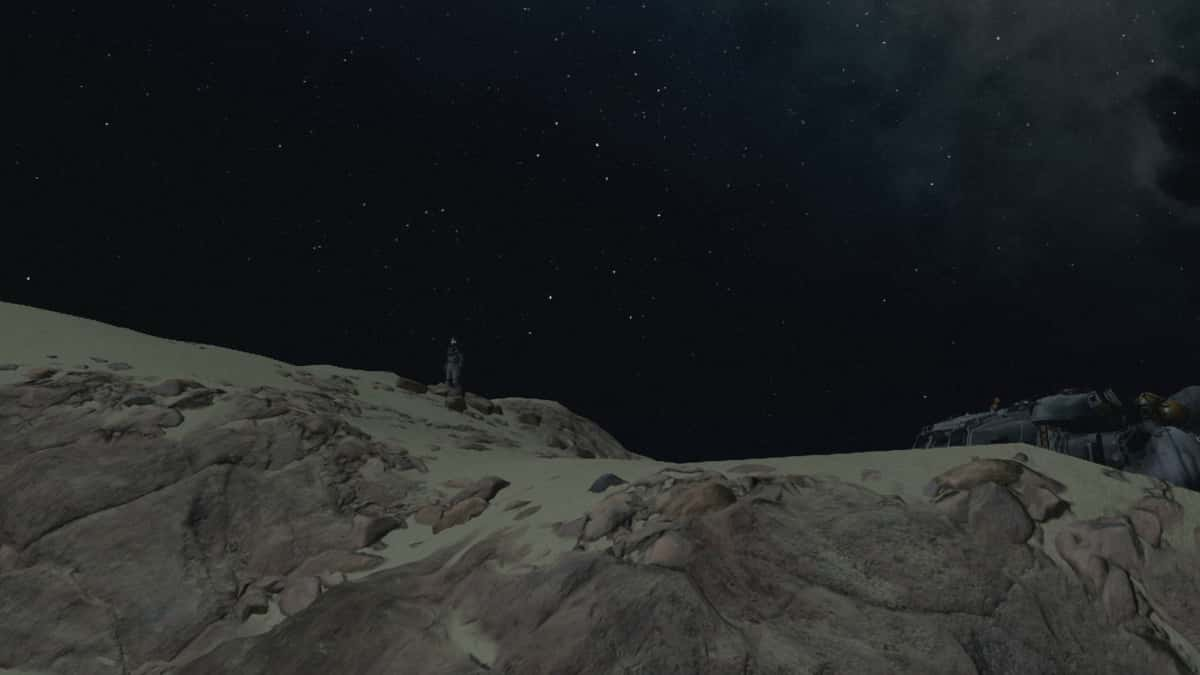 A screenshot of Earth from Starfield