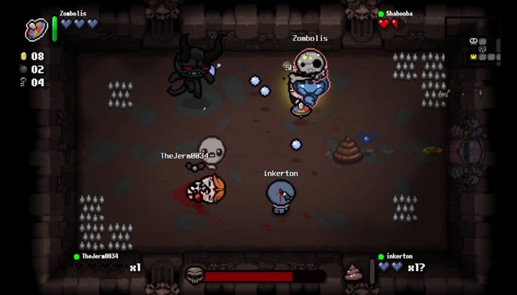 Binding of Isaac coop gameplay