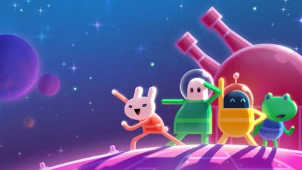 An image of Lovers in a Dangerous Spacetime keyart.