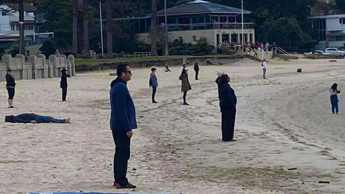 Creepy Beach Photo