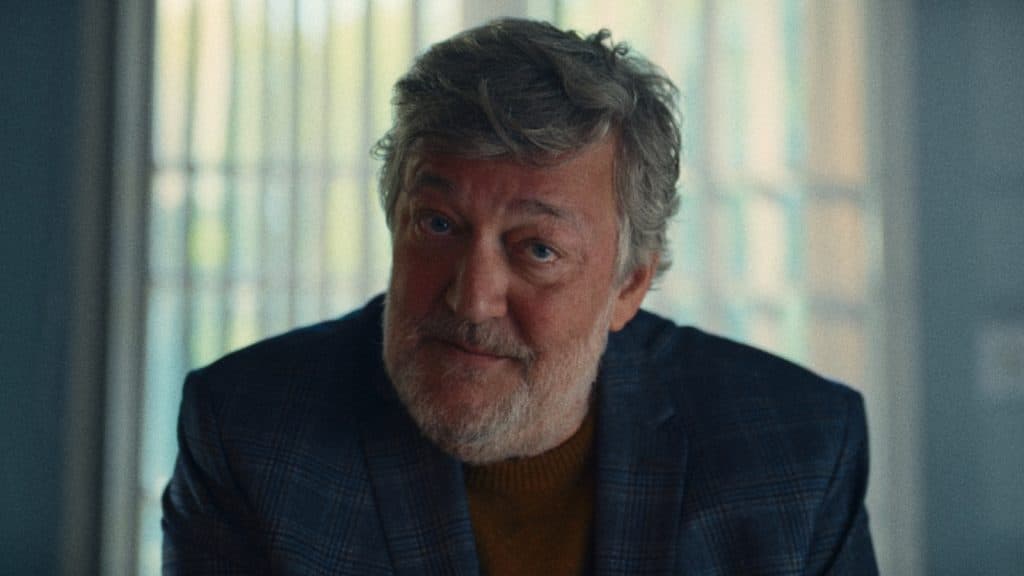 Everything Now stars British actor Stephen Fry