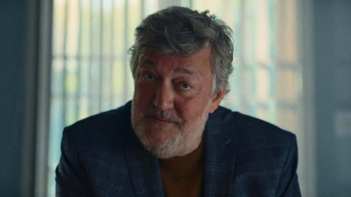 Everything Now stars British actor Stephen Fry