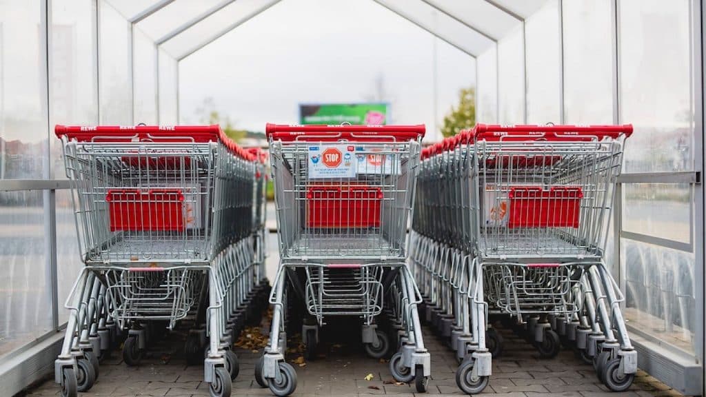 A Food Lion customer didn't take home a single item that was in their three carts.