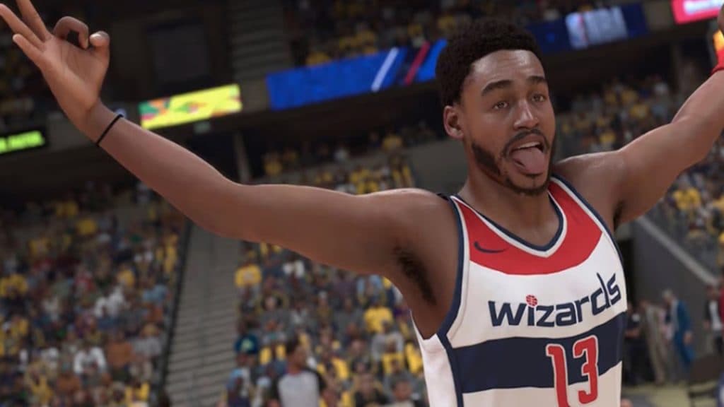 A screenshot of a player from NBA 2K24.