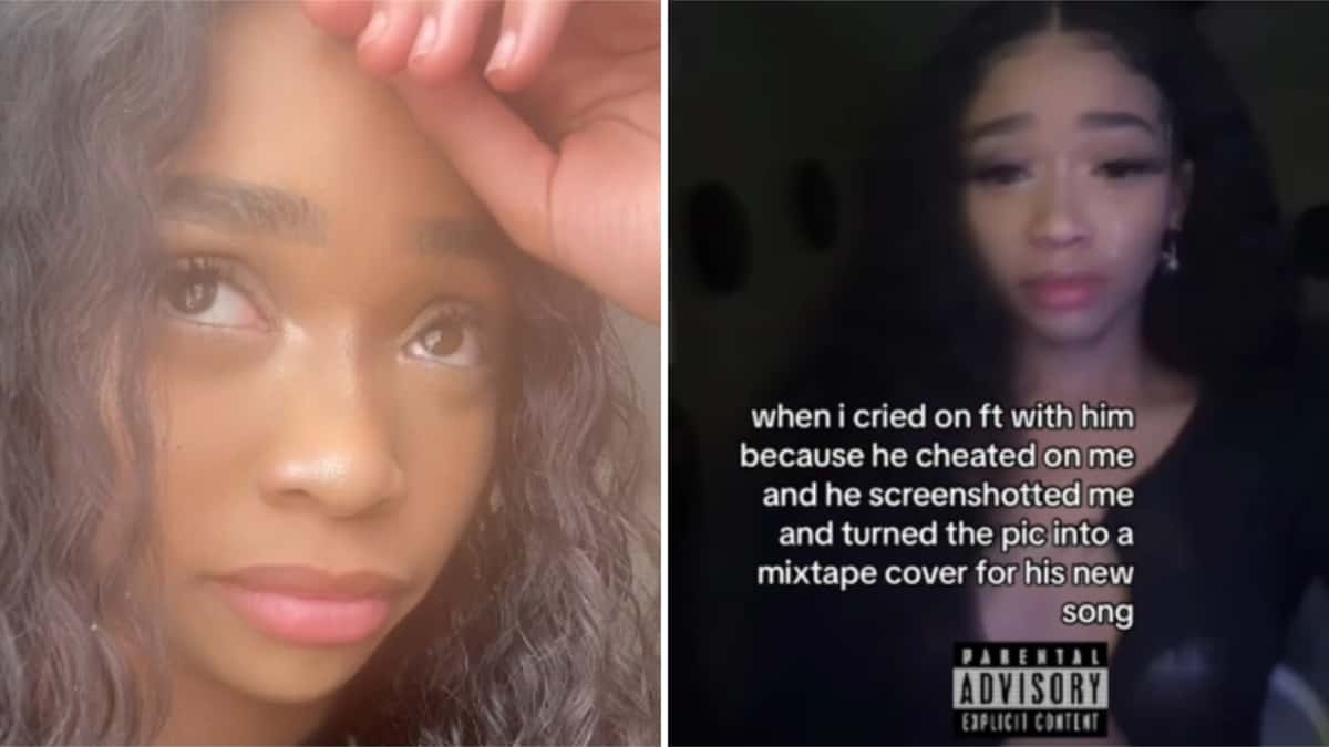 woman gets revenge on ex over album cover