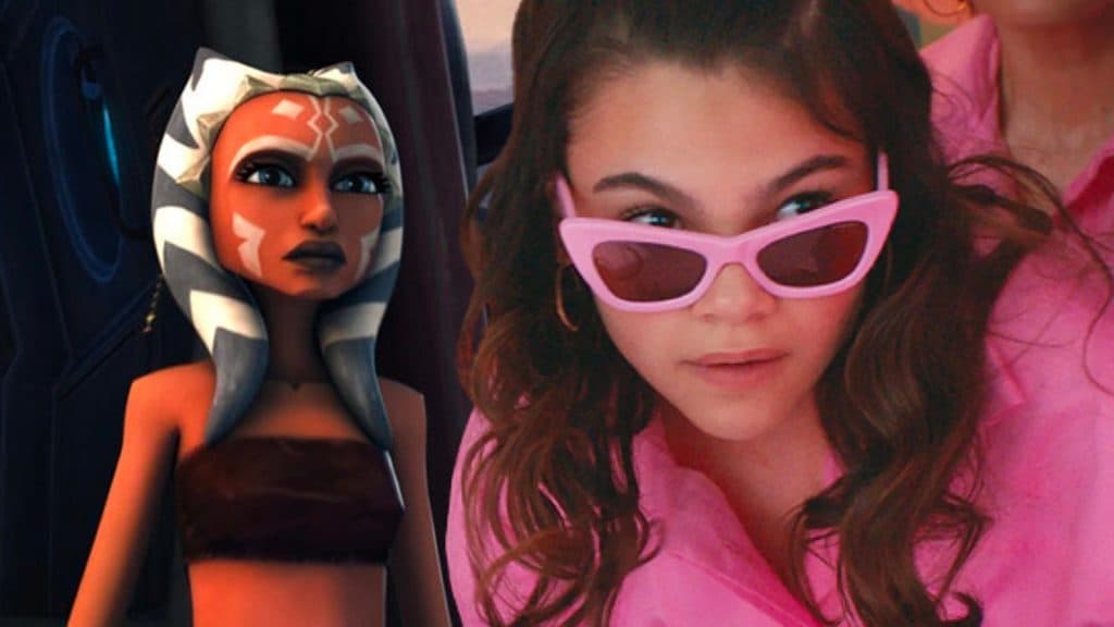 Young Ahsoka and Ariana Greenblatt in Barbie