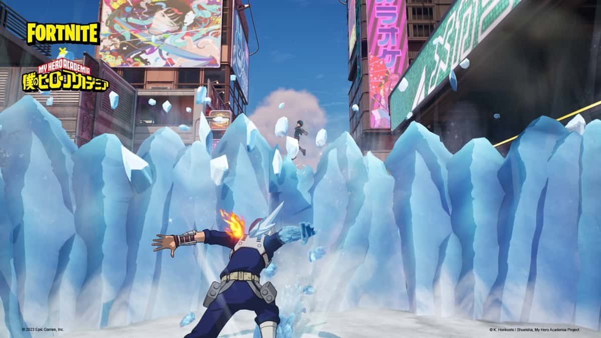 Fortnite Ice Wall mythic