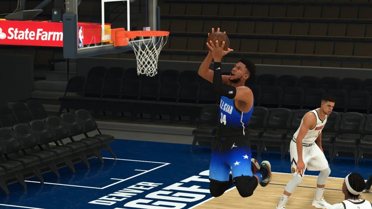 NBA 2K24 alley oop