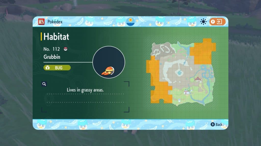 Grubbin habitat in Pokemon Scarlet and Violet