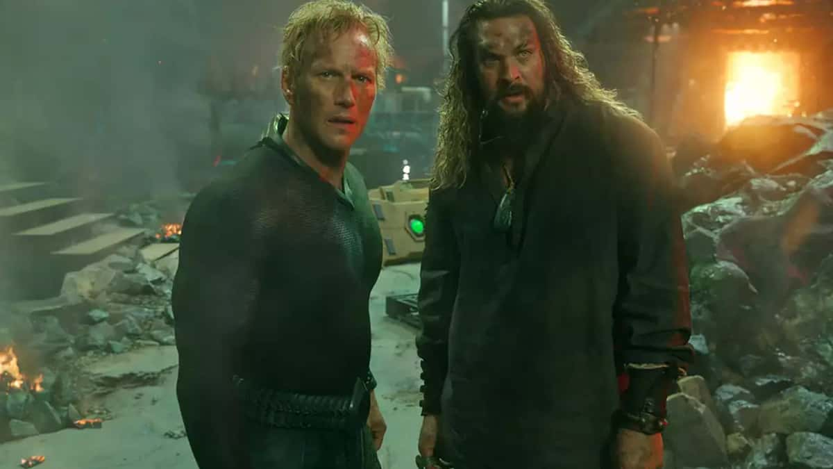 Aquaman 2 returns with Patrick Wilson and Jason Momoa.