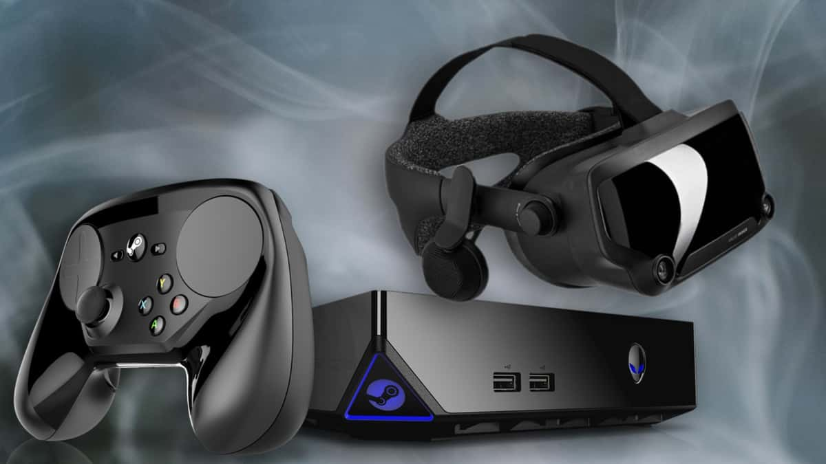 Steam Machines next to Valve Index