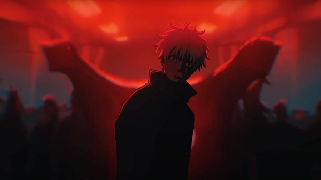 An image of Gojo in front of prison realm in Jujutsu Kaisen