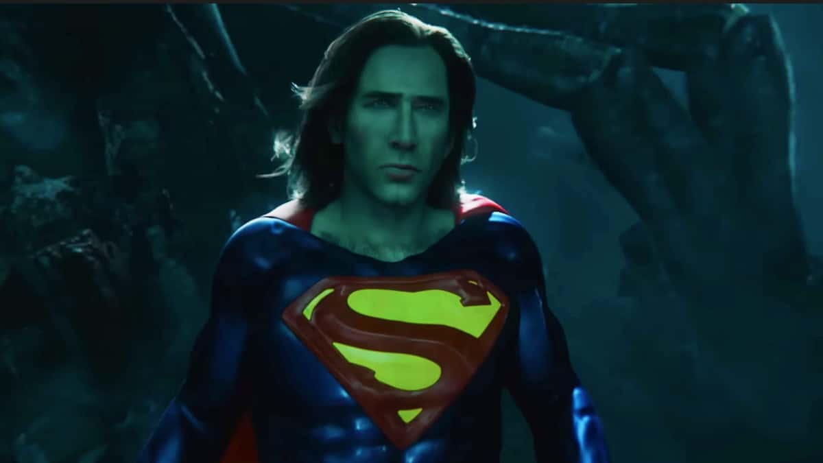 Nicolas Cage as Superman in The Flash