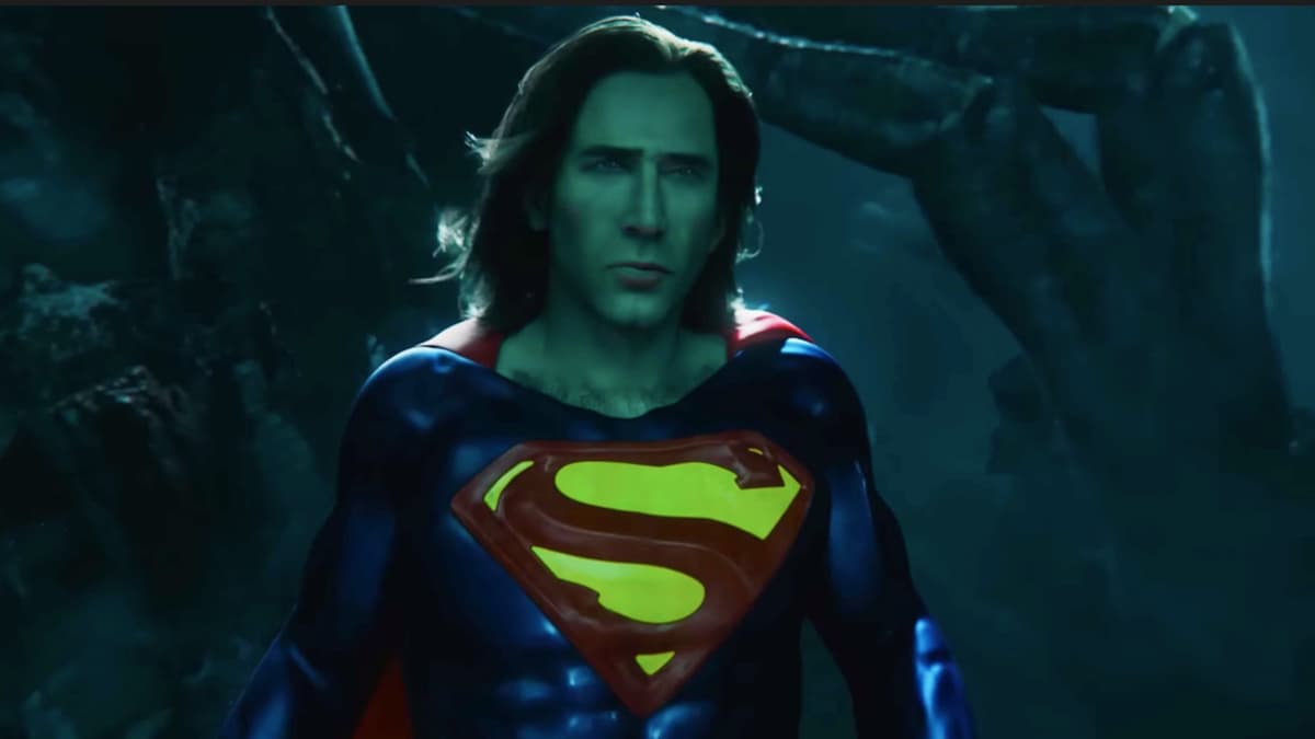 Nicolas Cage as Superman in The Flash