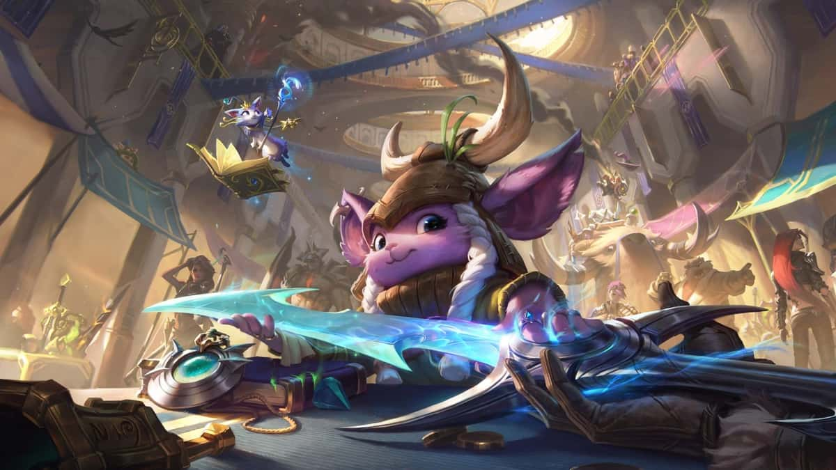 League of Legends Shopkeeper Splash Art