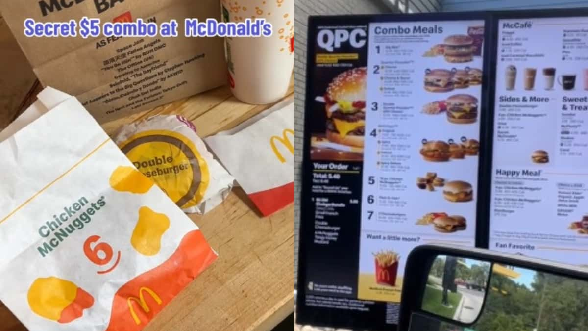 mom finds $5 mcdonald's menu combo secret