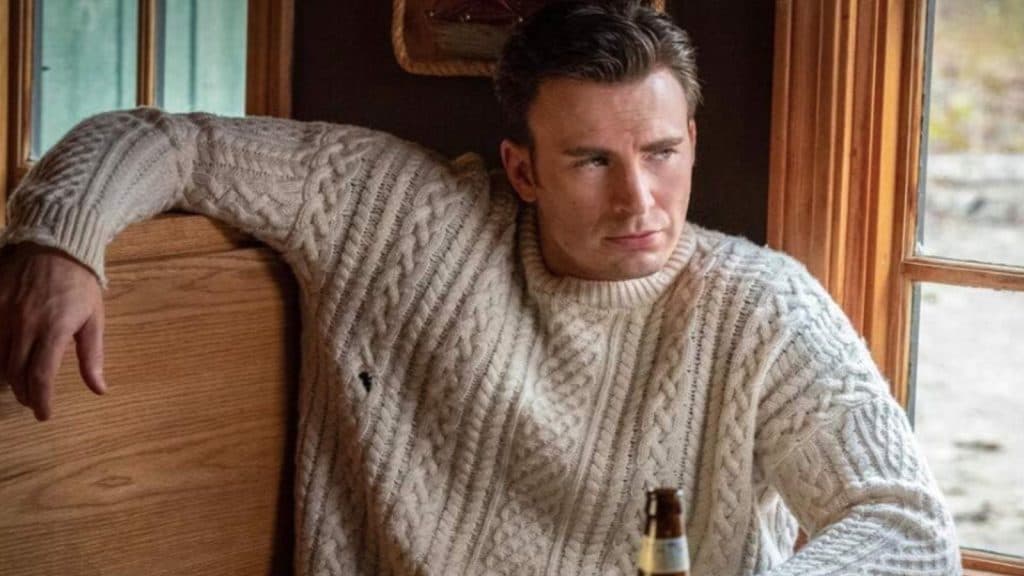 Chris Evans as Hugh Ransom Drysdale in Knives Out