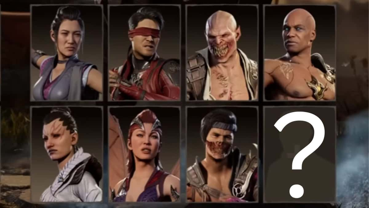 mortal kombat 1 character selection screen