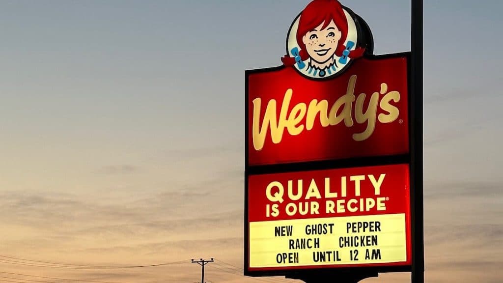 wendys sign