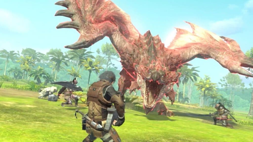 Rathalos hunt in Monster Hunter Now