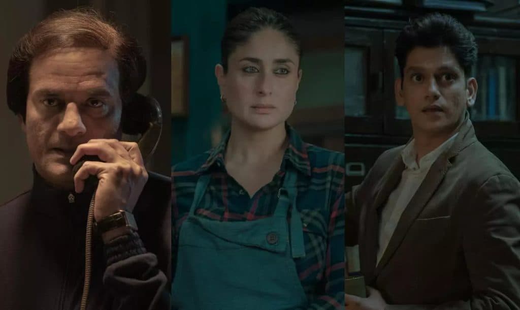 The cast of Suspect X, aka Jaane Jaan on Netflix