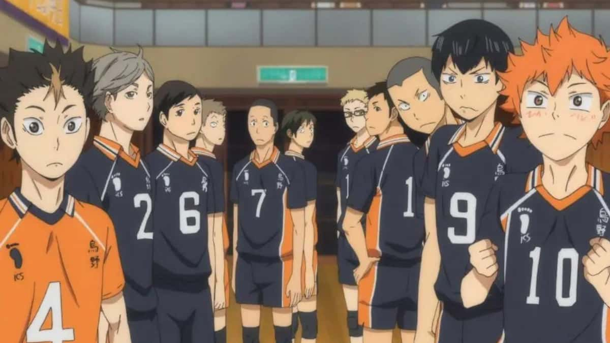 A still from Haikyu