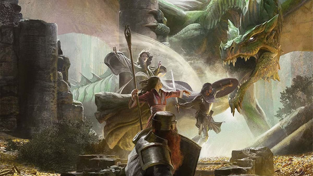 MTG Lost Mine of Phandelver adventurers and dragon