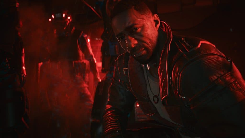 An image of Idis Elba from Cyberpunk 2077 Phantom Liberty DLC.